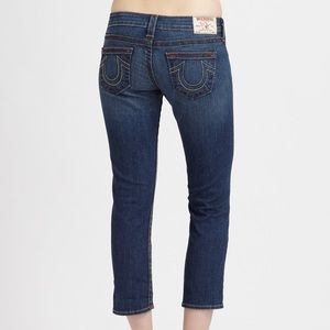 True Religion Lizzy Cropped Skinny Jeans